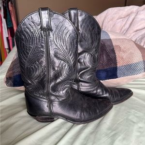 Vintage Leather Cowboy Boots // Code West // EUC // Men’s 8
